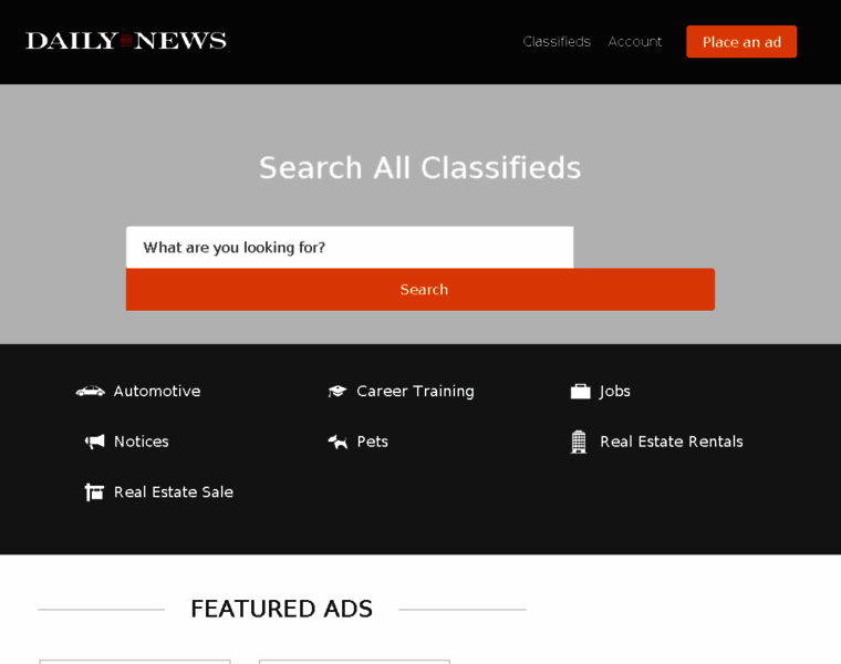 Classifieds.nydailynews.com thumbnail