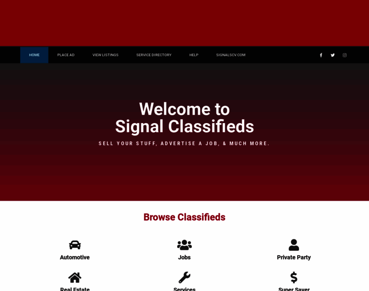 Classifieds.signalscv.com thumbnail