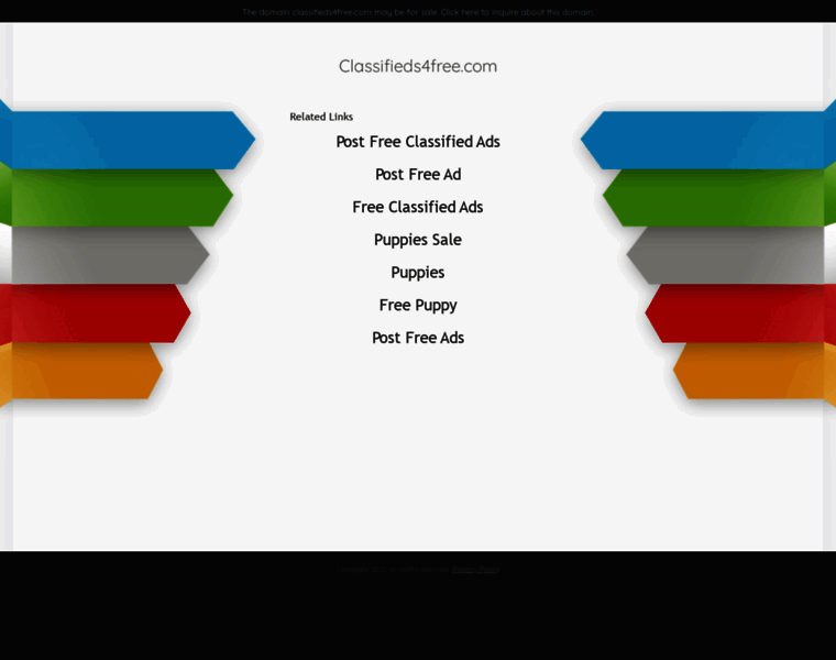 Classifieds4free.com thumbnail