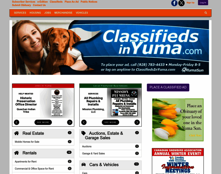 Classifiedsinyuma.com thumbnail