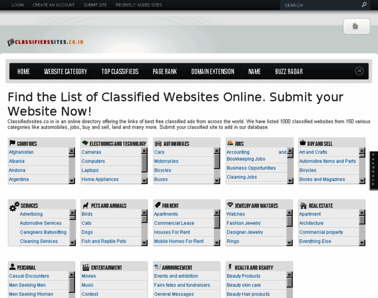 Classifiedssites.co.in thumbnail
