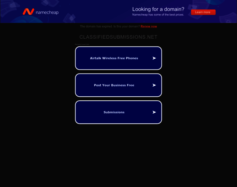 Classifiedsubmissions.net thumbnail
