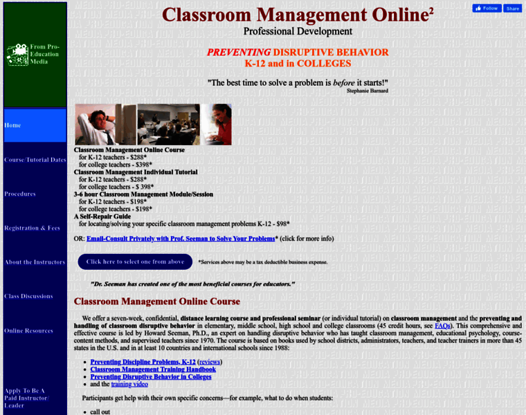 Classroommanagementonline.com thumbnail