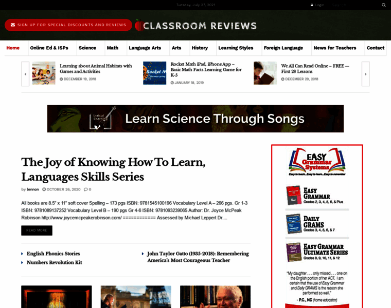 Classroomreviewsnow.com thumbnail