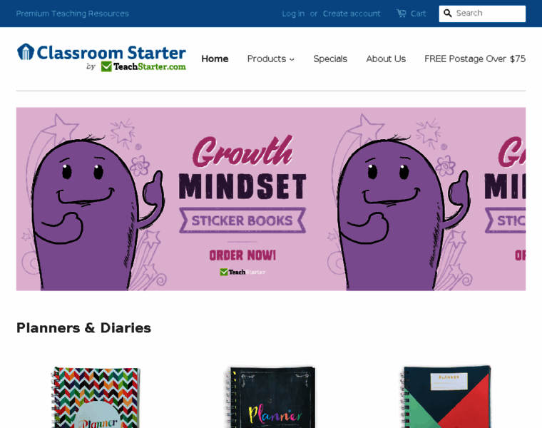 Classroomstarter.com thumbnail