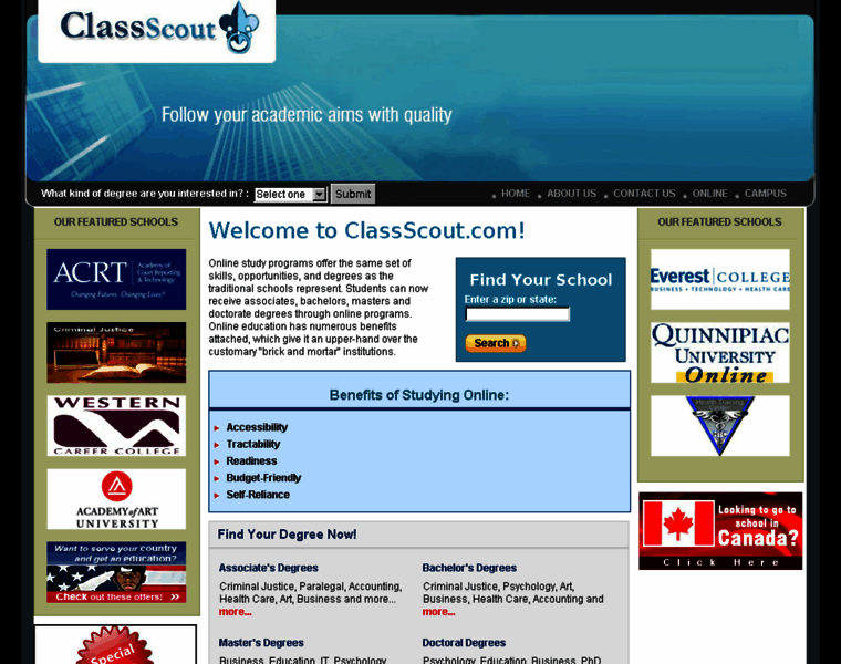 Classscout.com thumbnail
