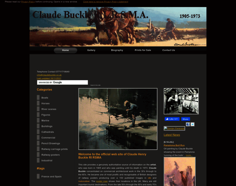 Claudebuckle.co.uk thumbnail