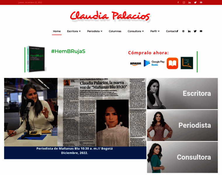 Claudiapalacios.net thumbnail
