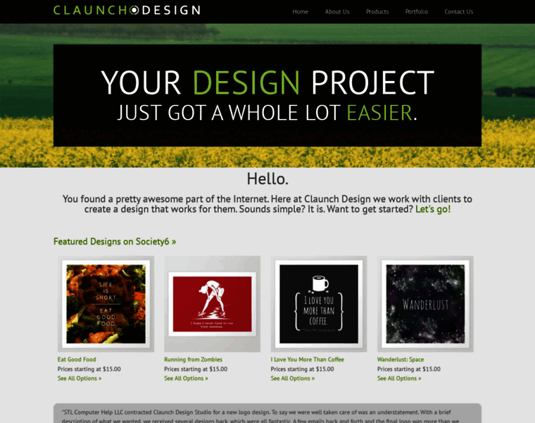 Claunchdesign.com thumbnail
