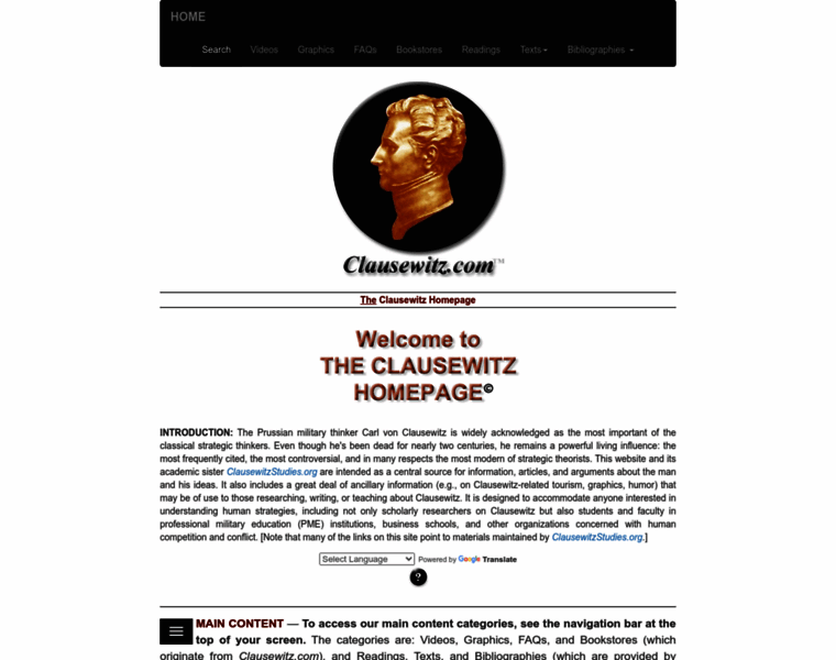 Clausewitz.com thumbnail
