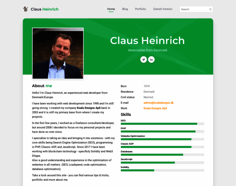 Clausheinrich.com thumbnail