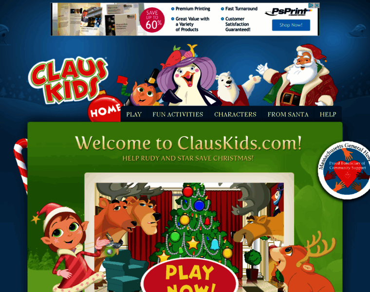 Clauskids.com thumbnail
