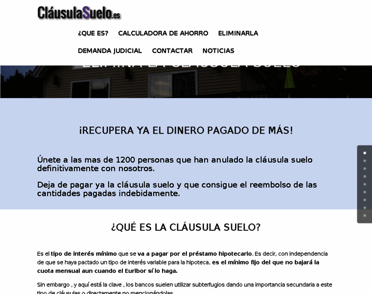 Clausulasuelo.es thumbnail