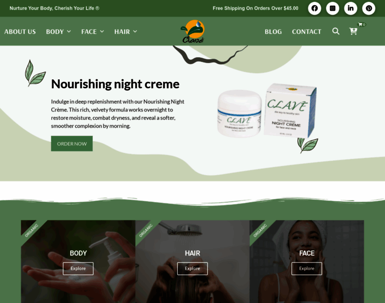 Clavebodycare.com thumbnail