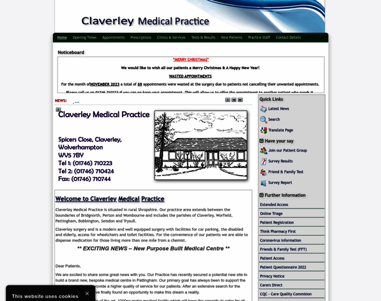 Claverleymedicalpractice.co.uk thumbnail