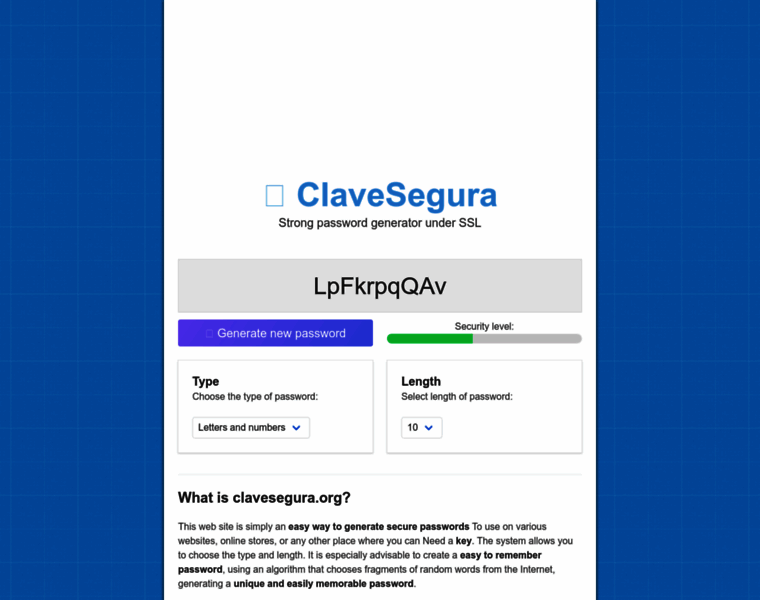 Clavesegura.org thumbnail