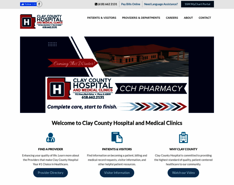 Claycountyhospital.org thumbnail