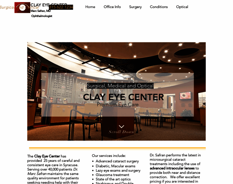 Clayeyecenter.com thumbnail
