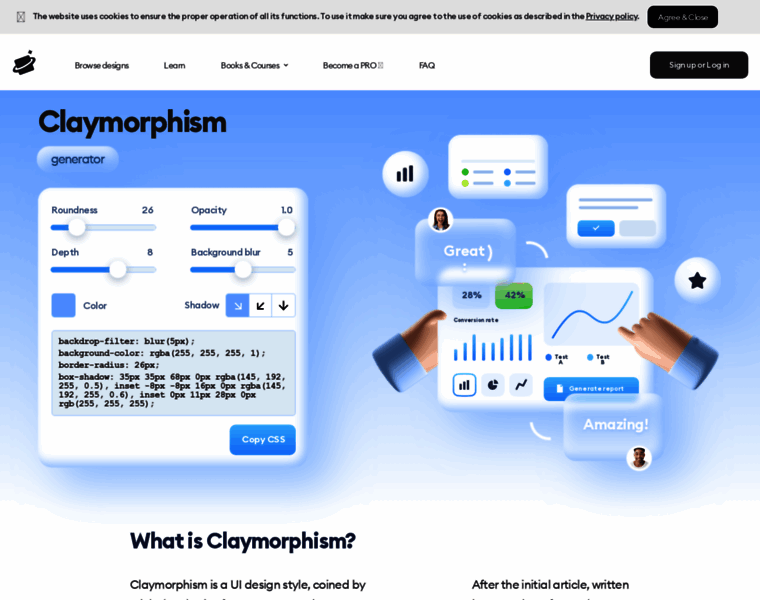 Claymorphism.com thumbnail
