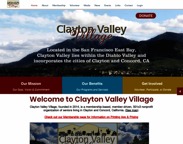 Claytonvalleyvillage.org thumbnail