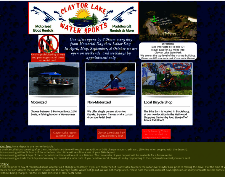 Claytorlakewatersports.com thumbnail
