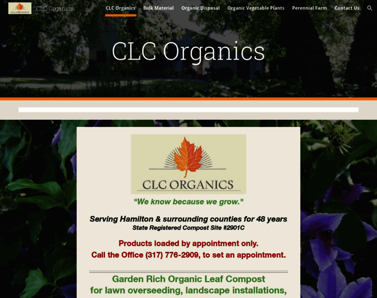 Clcorganics.com thumbnail