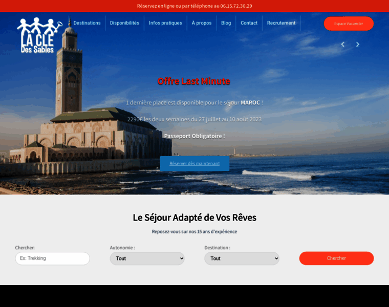 Cle-des-sables.com thumbnail