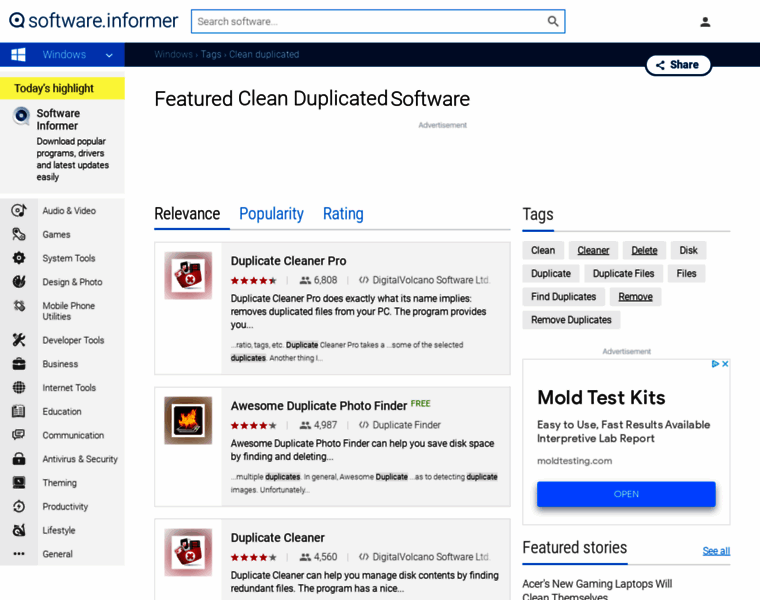 Clean-duplicated.software.informer.com thumbnail