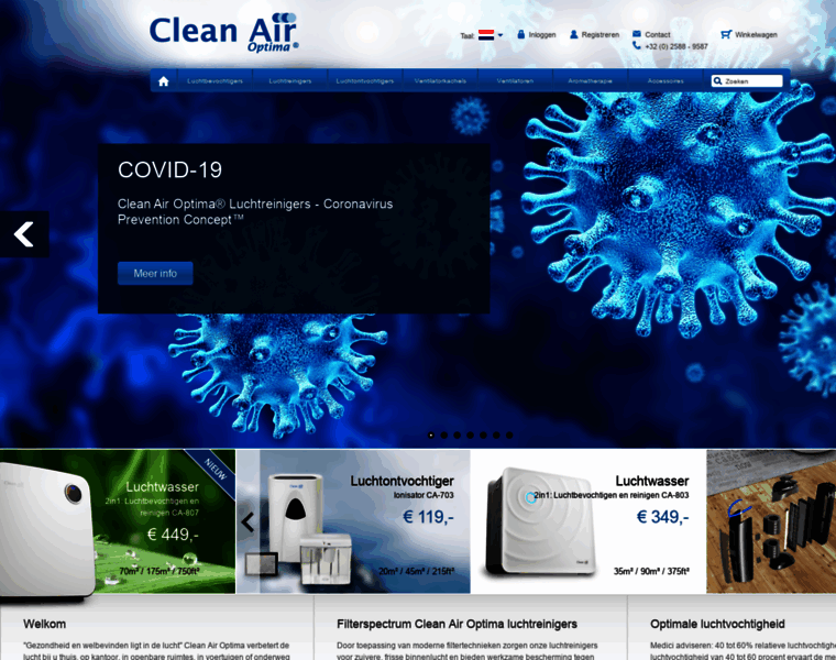 Cleanair-online.be thumbnail