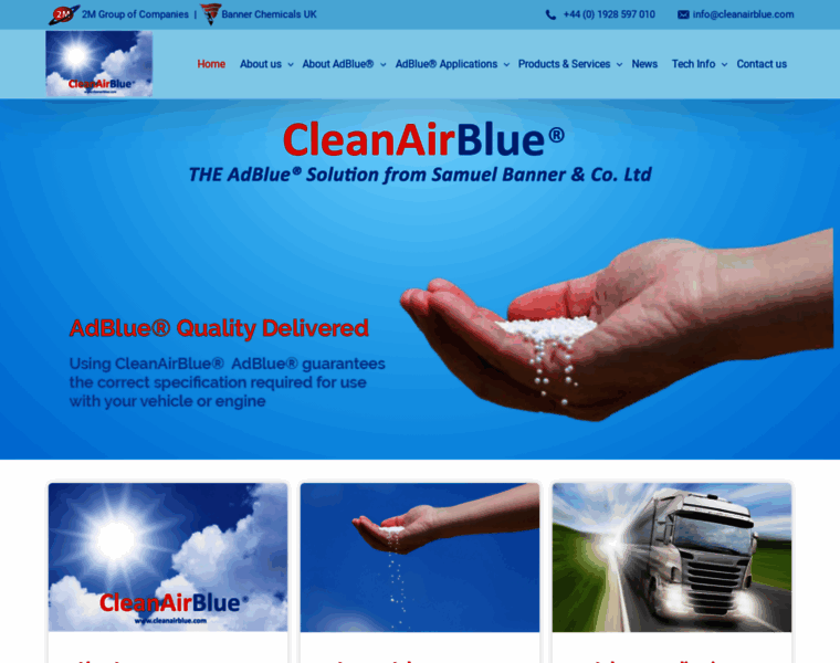 Cleanairblue.com thumbnail