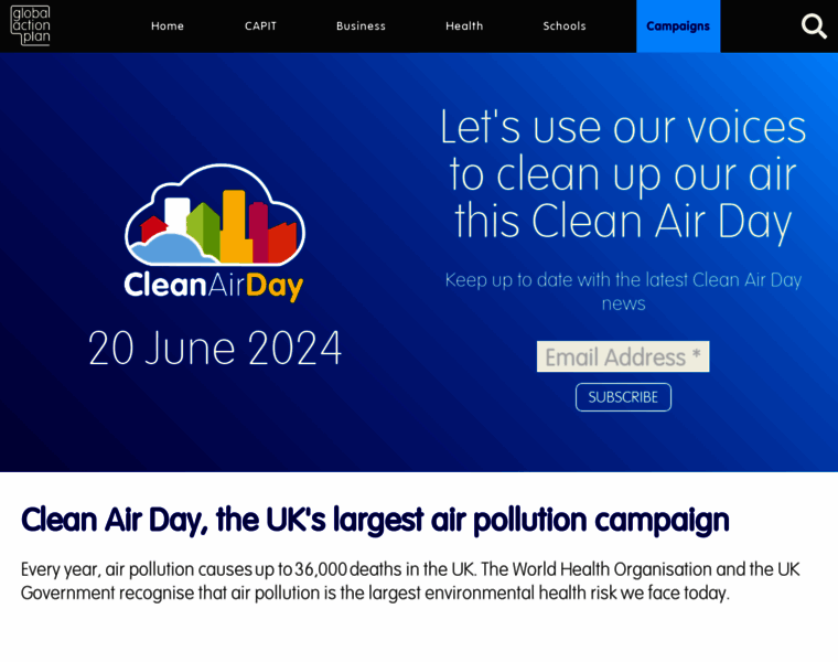 Cleanairday.org.uk thumbnail