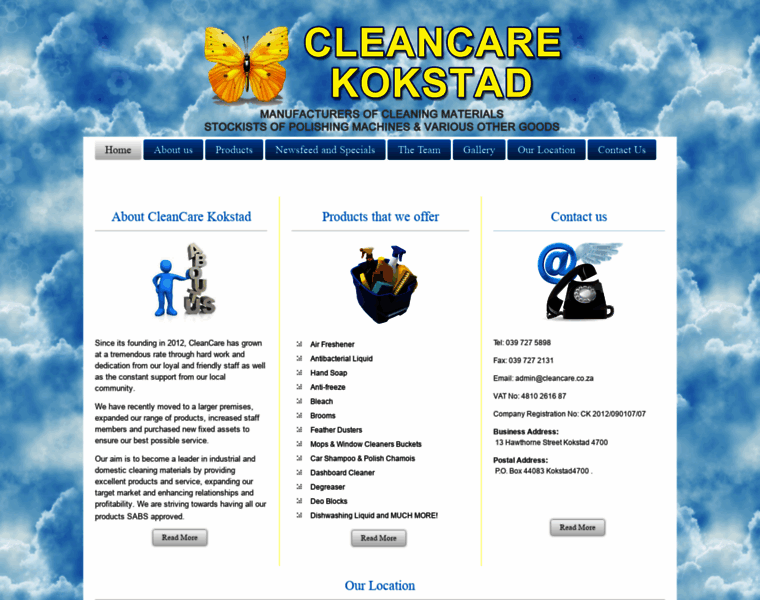 Cleancare.co.za thumbnail