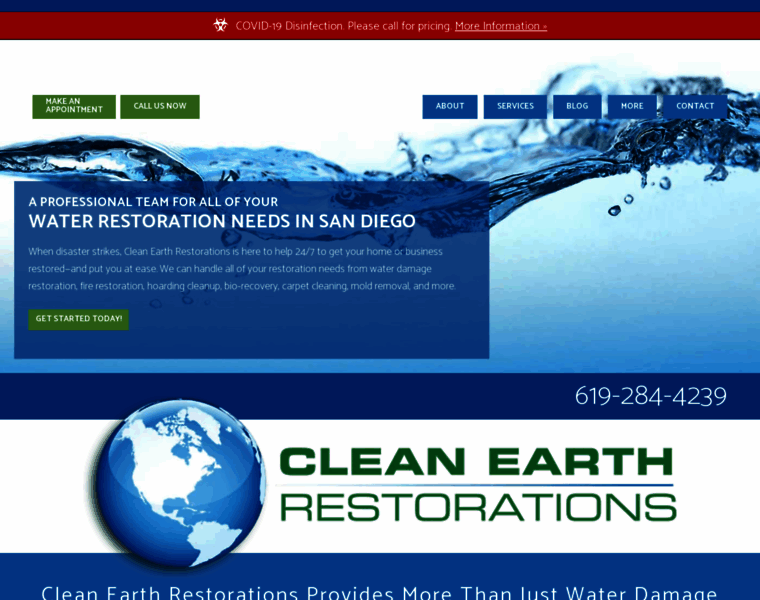 Cleanearthrestorations.com thumbnail