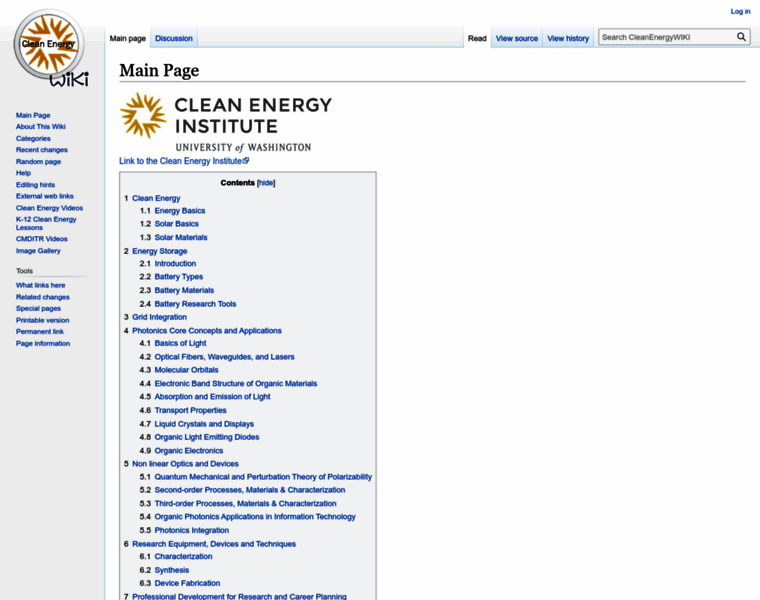 Cleanenergywiki.org thumbnail