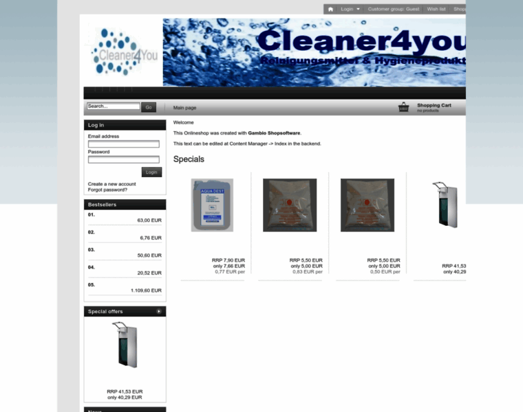 Cleaner4you.com thumbnail