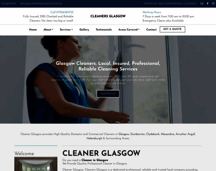 Cleanerglasgow.co.uk thumbnail