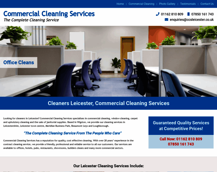Cleanersleicester.com thumbnail
