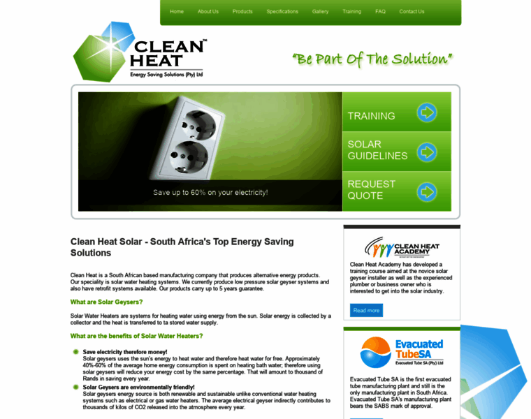 Cleanheatsolar.com thumbnail