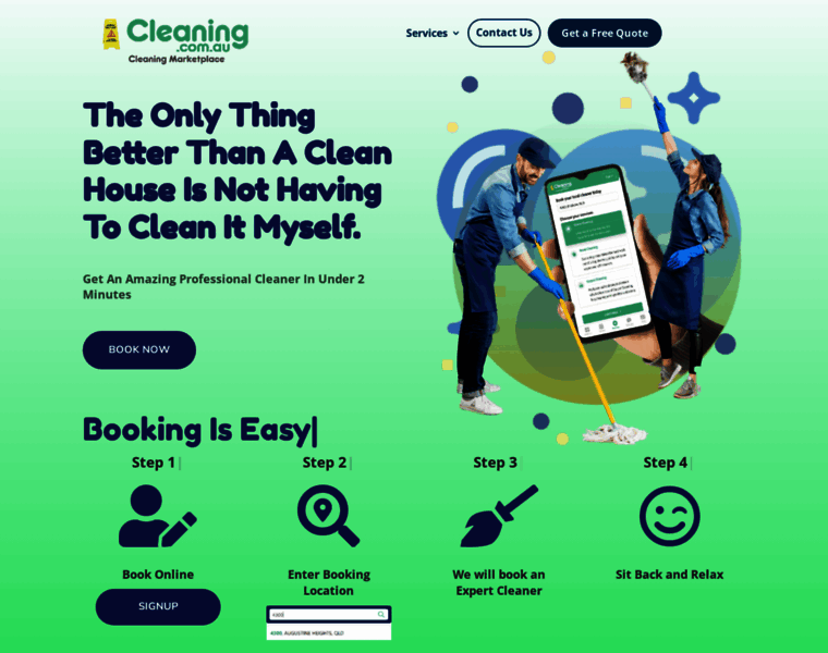 Cleaning.com.au thumbnail