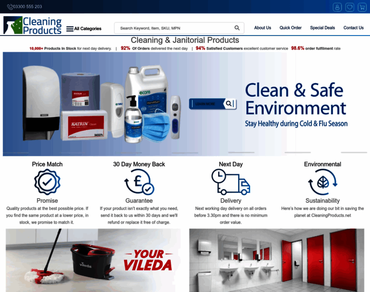 Cleaningproducts.net thumbnail