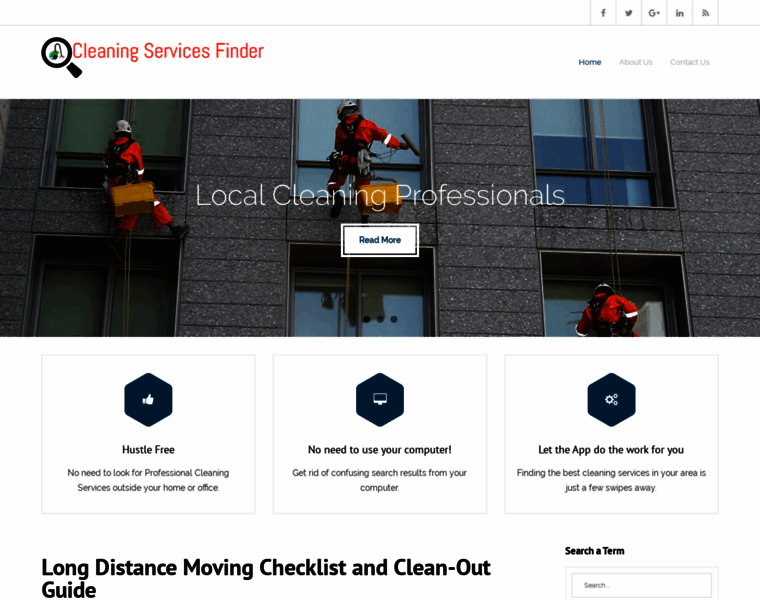 Cleaningservicesfinder.com thumbnail