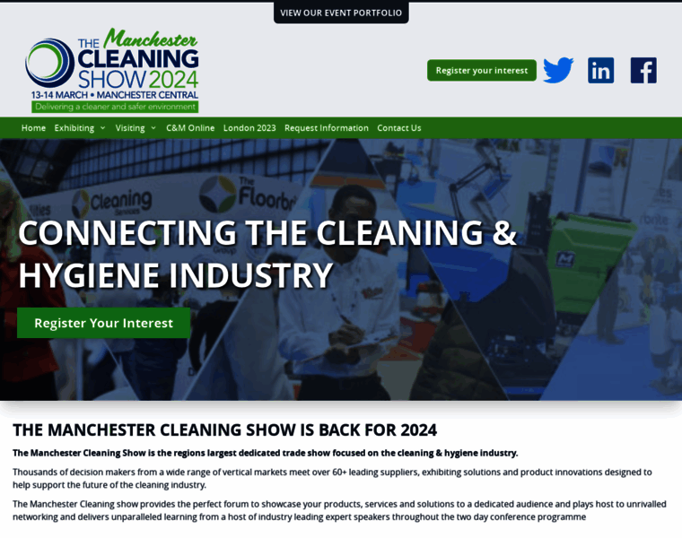 Cleaningshow.co.uk thumbnail