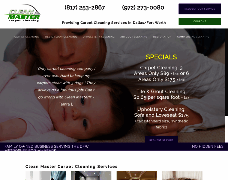 Cleanmastercarpetcleaning.com thumbnail