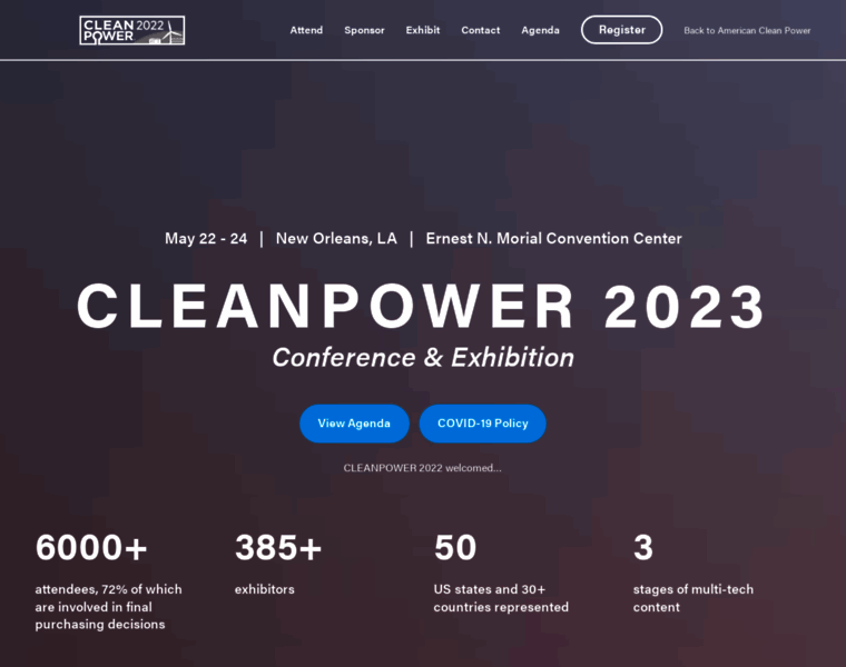 Cleanpowerexpo.org thumbnail