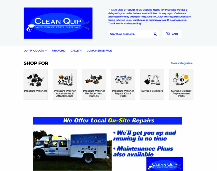 Cleanquip.com thumbnail