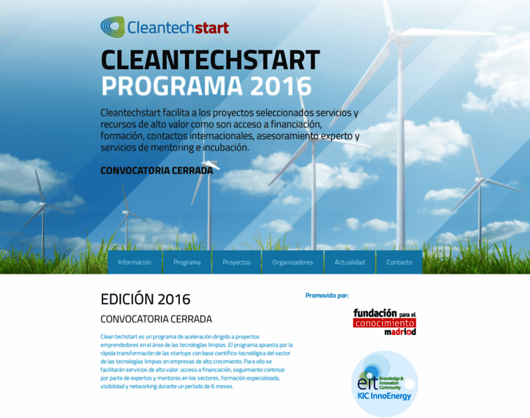 Cleantechstart.es thumbnail