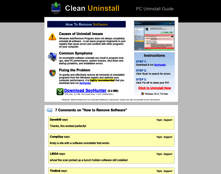 Cleanuninstall.com thumbnail