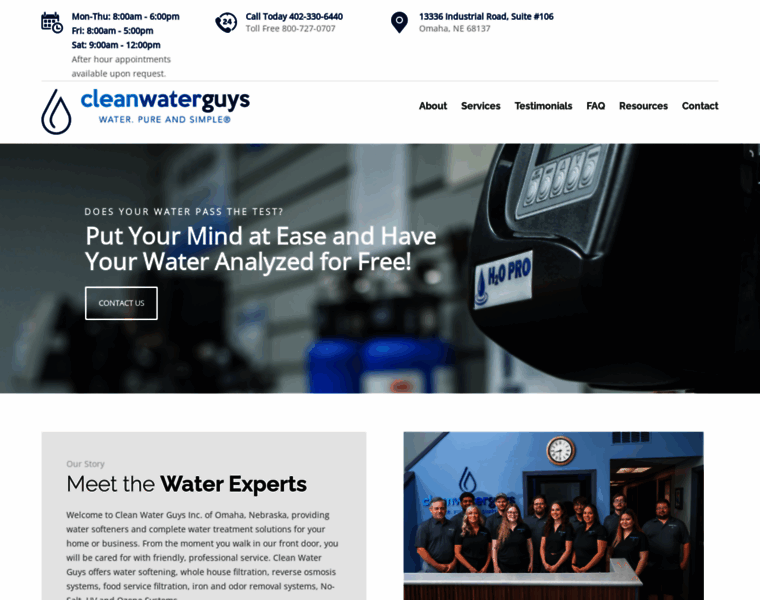 Cleanwaterguys.com thumbnail