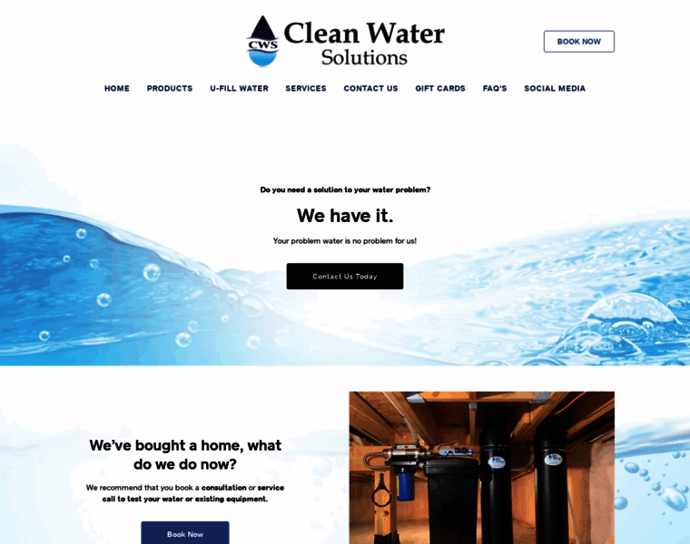 Cleanwatersolutions.ca thumbnail