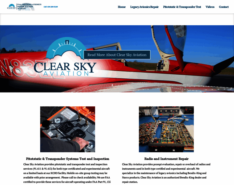 Clear-sky-aviation.com thumbnail